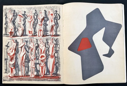 Xxe Siecle 1, 1951. With lithographs by Laurens, More, Arp, Marini